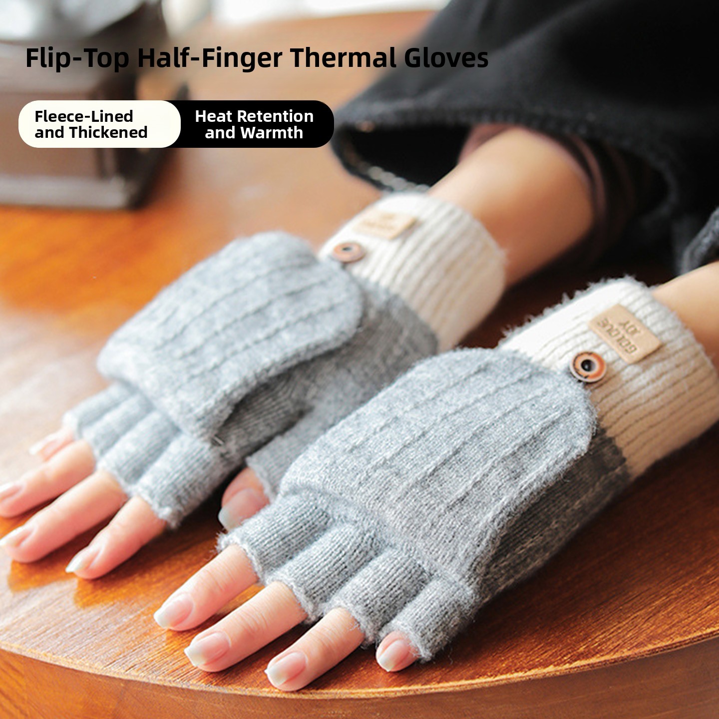 Wool Glove Lined - Sarung Tangan Musim Dingin Berbahan Fleece